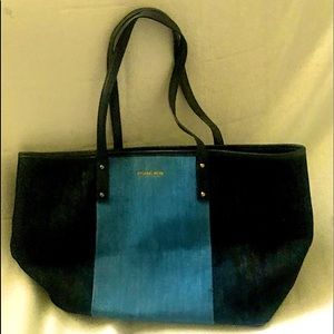 Blue michael kors purse